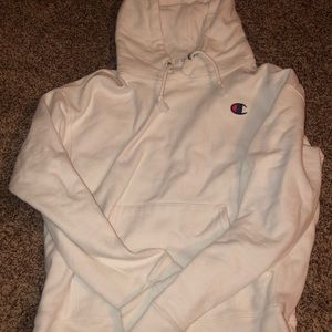White champion hoodie
